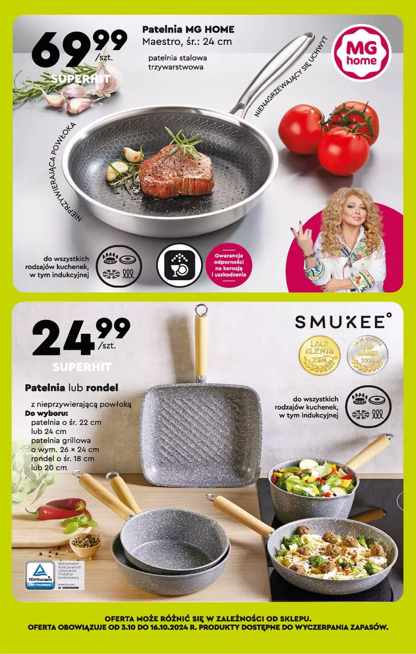 Gazetka promocyjna Biedronka - Od czwartku - ważna 03.10 do 09.10.2024 - strona 59 - produkty: Grill, Patelnia, Patelnia grillowa, Rondel