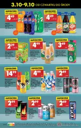 Gazetka promocyjna Biedronka - Od czwartku - Gazetka - ważna od 09.10 do 09.10.2024 - strona 42 - produkty: Sok, Por, Mus, Gra, 7up, Tropical, Mirinda, Leon, Pepsi, Tiger, Rubin, Kubuś, Wino, Napój, Nektar, Hortex, Fa