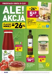 Gazetka promocyjna Aldi - ALE! CENA - Gazetka - ważna od 23.01 do 23.01.2021 - strona 14 - produkty: Majonez, Ser, Olej z czarnuszki, Tofu, Tera, Burger, Wędlina, Olej, Omega-3