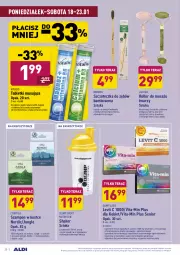 Gazetka promocyjna Aldi - ALE! CENA - Gazetka - ważna od 23.01 do 23.01.2021 - strona 20 - produkty: Por, Mus, Gra, Vita-Min, Tablet, Roller do masażu twarzy, Szczoteczka do zębów, Levit C, Tera, Sport, Tabletki musujące, Roller, Szampon, Suplement diety, Olej, Szczoteczka, Magnez