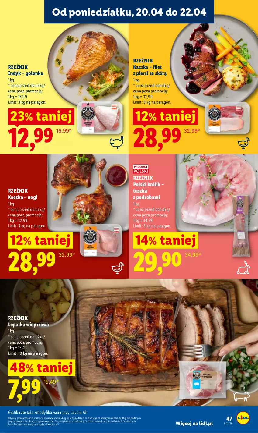 Gazetka promocyjna Lidl - Gazetka ważna od 20.04 do 22.04 - ważna 20.04 do 22.04.2026 - strona 47 - produkty: Gra, Grafika, Kaczka, Królik, Tusz