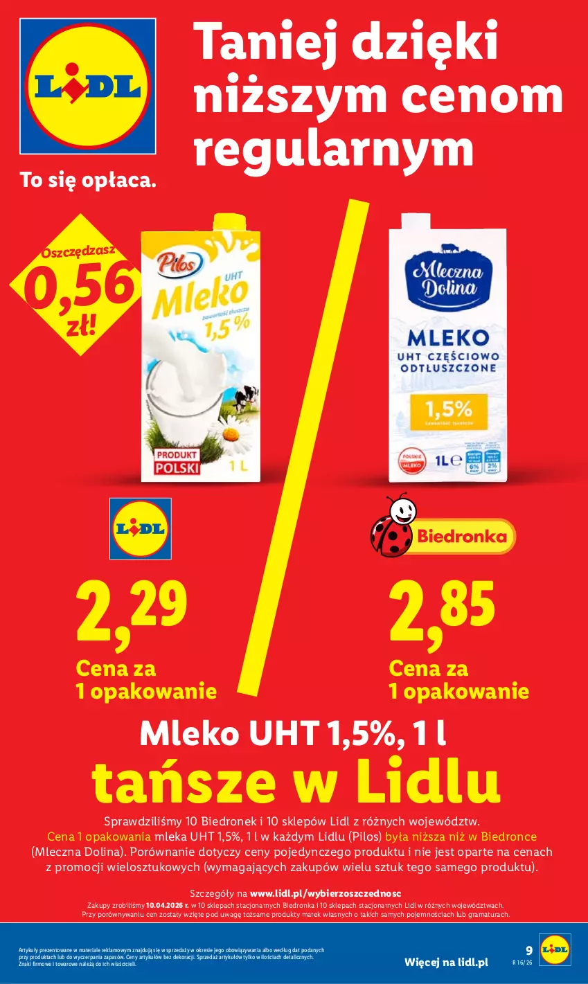 Gazetka promocyjna Lidl - Gazetka ważna od 20.04 do 22.04 - ważna 20.04 do 22.04.2026 - strona 9 - produkty: Dron, Gra, Mleko, Pilos, Por, Rama
