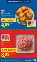 Gazetka promocyjna Lidl - Gazetka ważna od 20.04 do 22.04 - Gazetka - ważna od 22.04 do 22.04.2026 - strona 5 - produkty: Kurczak, Mięso mielone z szynki, Mięso mielone, Mięso