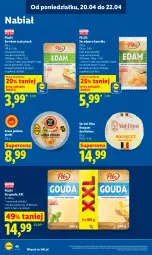 Gazetka promocyjna Lidl - Gazetka ważna od 20.04 do 22.04 - Gazetka - ważna od 22.04 do 22.04.2026 - strona 50 - produkty: Ser, Gra, Kawa, Pilos, Edam, Gouda