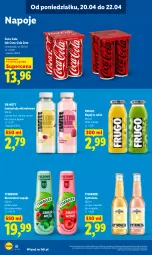 Gazetka promocyjna Lidl - Gazetka ważna od 20.04 do 22.04 - Gazetka - ważna od 22.04 do 22.04.2026 - strona 64 - produkty: Lemoniada, Coca-Cola, Napoje, Tymbark, Napój, Mięta, Liczi