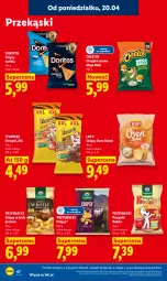 Gazetka promocyjna Lidl - Gazetka ważna od 20.04 do 22.04 - Gazetka - ważna od 22.04 do 22.04.2026 - strona 70 - produkty: Cheetos, Ser, Gry, Chipsy, Tortilla, Chrupki, Przysnacki, Lay’s