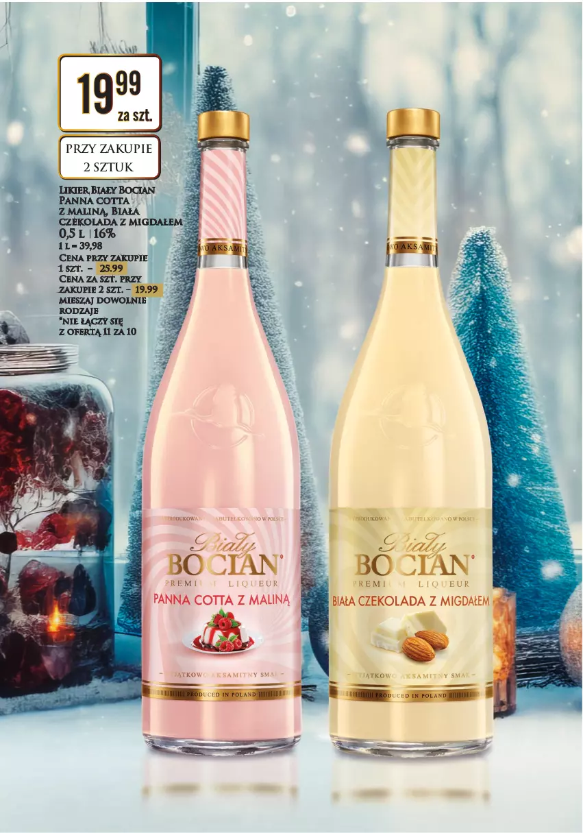 Gazetka promocyjna Dino - Katalog alkoholowy 11.12. - 17.12 - ważna 10.12 do 17.12.2023 - strona 4 - produkty: Biały Bocian, Czekolada, Likier, Panna cotta