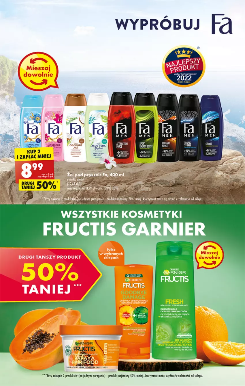 Gazetka promocyjna Biedronka - Gazetka - Biedronka.pl - ważna 05.12 do 10.12.2022 - strona 45 - produkty: Fa, Fructis, Garnier