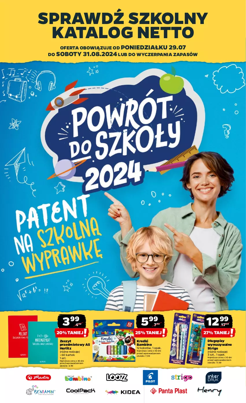 Gazetka promocyjna Netto - Artykuły spożywcze - ważna 22.08 do 28.08.2024 - strona 18 - produkty: Długopis