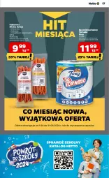 Gazetka promocyjna Netto - Artykuły spożywcze - Gazetka - ważna od 28.08 do 28.08.2024 - strona 17 - produkty: Ręcznik kuchenny, Ręcznik, Foxy, Kabanos