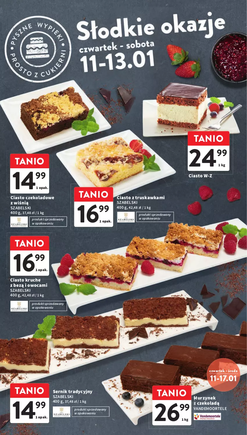 Gazetka promocyjna Intermarche - Gazetka Intermarche - ważna 11.01 do 17.01.2024 - strona 25 - produkty: Ciasto czekoladowe, Murzynek, Ser