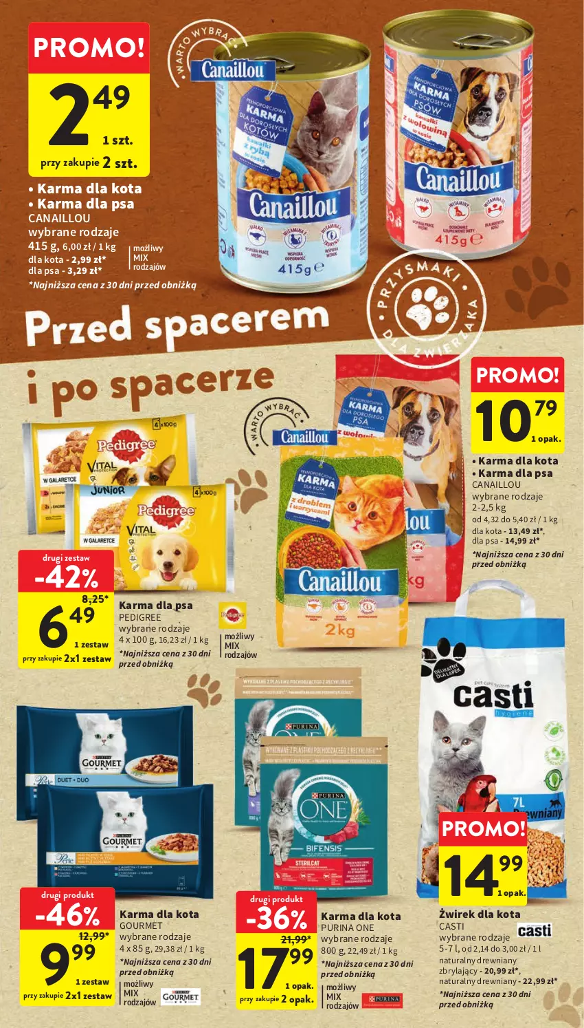 Gazetka promocyjna Intermarche - Gazetka Intermarche - ważna 11.01 do 17.01.2024 - strona 31 - produkty: Canaillou, Pedigree, Pur, Purina