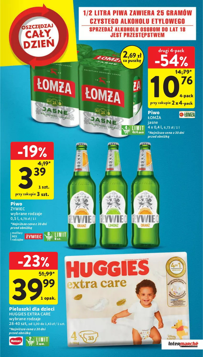 Gazetka promocyjna Intermarche - Gazetka Intermarche - ważna 11.01 do 17.01.2024 - strona 39 - produkty: Dzieci, Huggies, Piwo