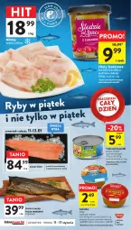 Gazetka promocyjna Intermarche - Gazetka Intermarche - Gazetka - ważna od 17.01 do 17.01.2024 - strona 18 - produkty: Sałatka, Warzywa, Sos, Ser, Makrelą, Ryba, Kawa, Tusz, Dega, Sałat, Tuńczyk, Mintaj, Dorsz