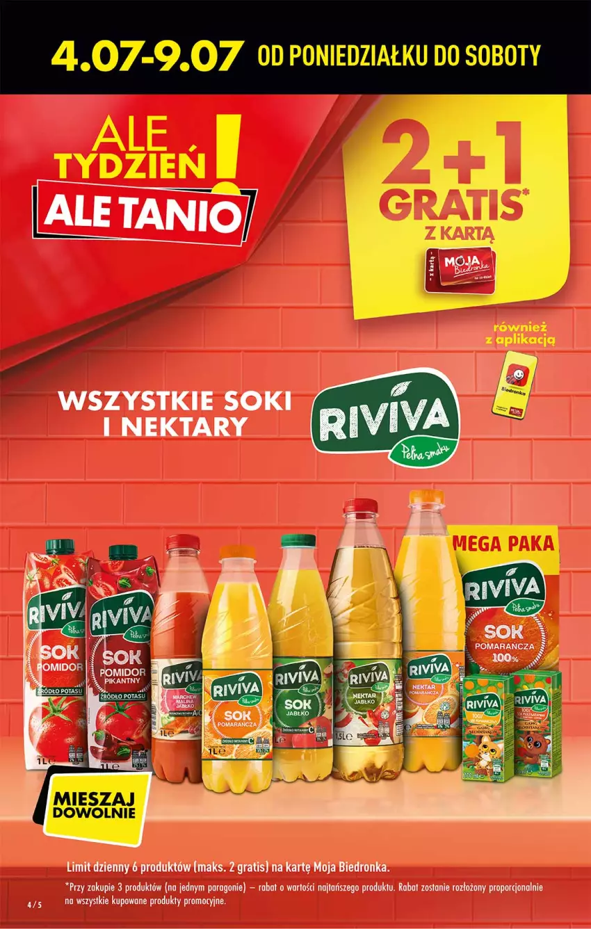 Gazetka promocyjna Biedronka - W tym tygodniu P - ważna 04.07 do 09.07.2022 - strona 4 - produkty: Dron, Gra, Nektar, Por, Sok