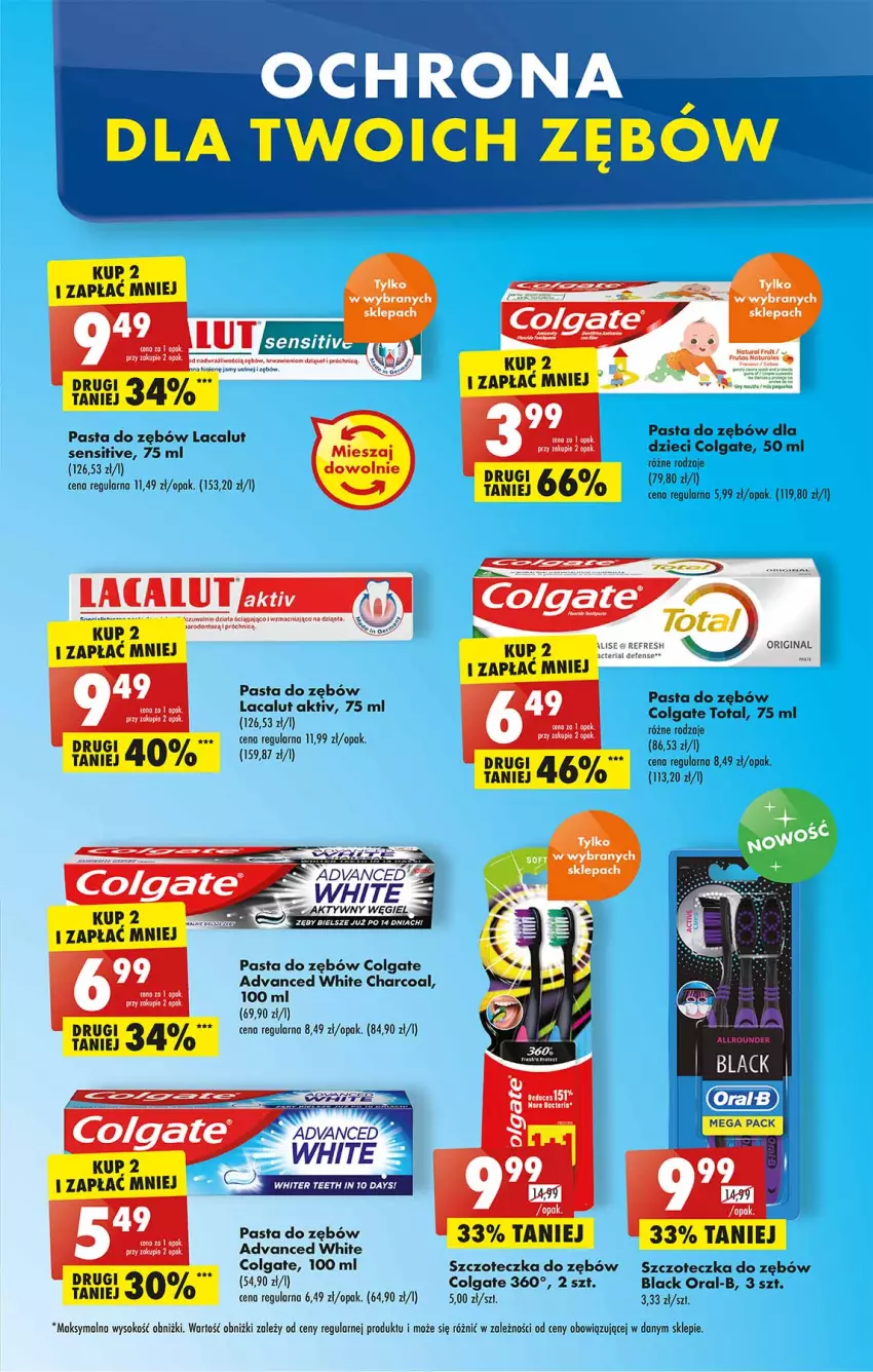 Gazetka promocyjna Biedronka - W tym tygodniu P - ważna 04.07 do 09.07.2022 - strona 41 - produkty: Colgate, Colgate Total, Dzieci, Gin, Lacalut, Lack, LG, Pasta do zębów, Sok, Szczoteczka, Szczoteczka do zębów