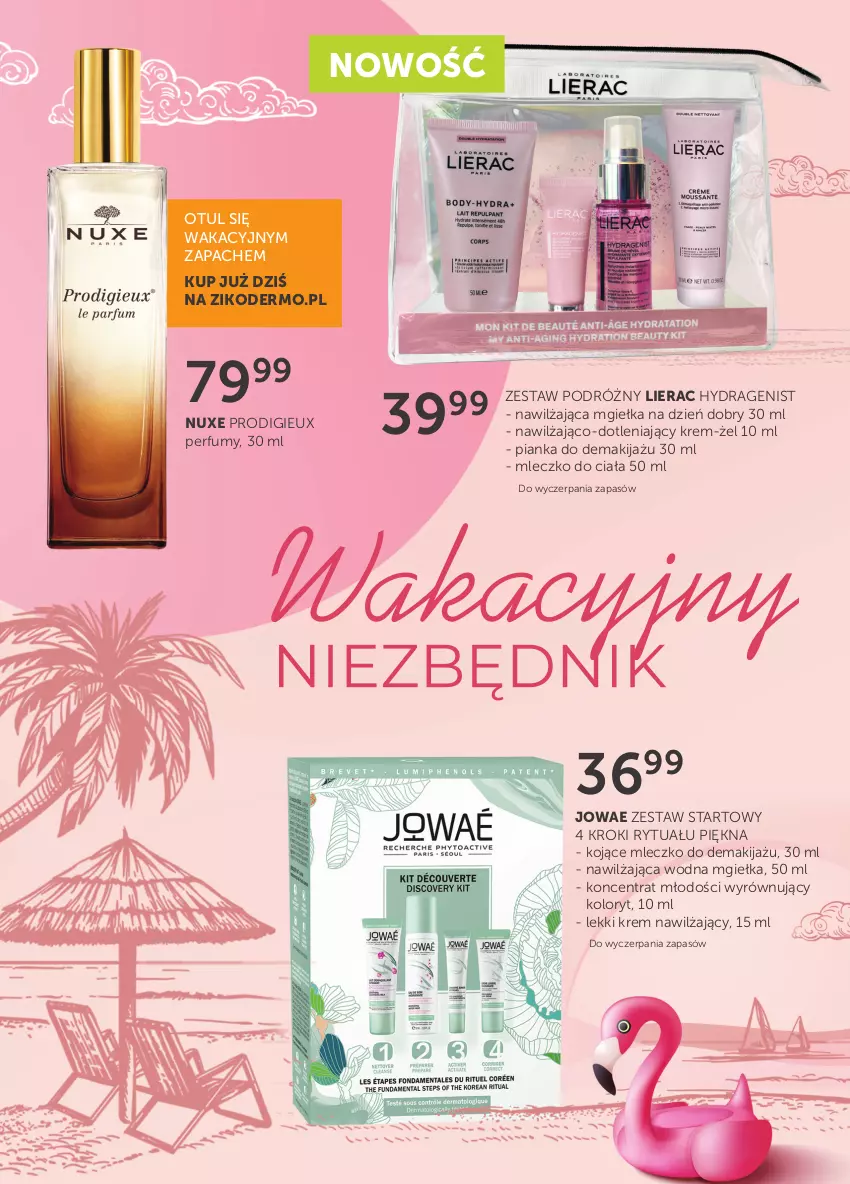 Gazetka promocyjna Ziko - 15-28 LIPCA - ważna 15.07 do 28.07.2021 - strona 16 - produkty: Krem nawilżający, Lierac, Makijaż, Mleczko, Mleczko do ciała, Nuxe, Perfum