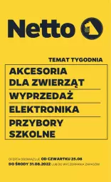 Gazetka promocyjna Netto - Akcesoria i dodatki - Gazetka - ważna od 31.08 do 31.08.2022 - strona 1 - produkty: Elektronika