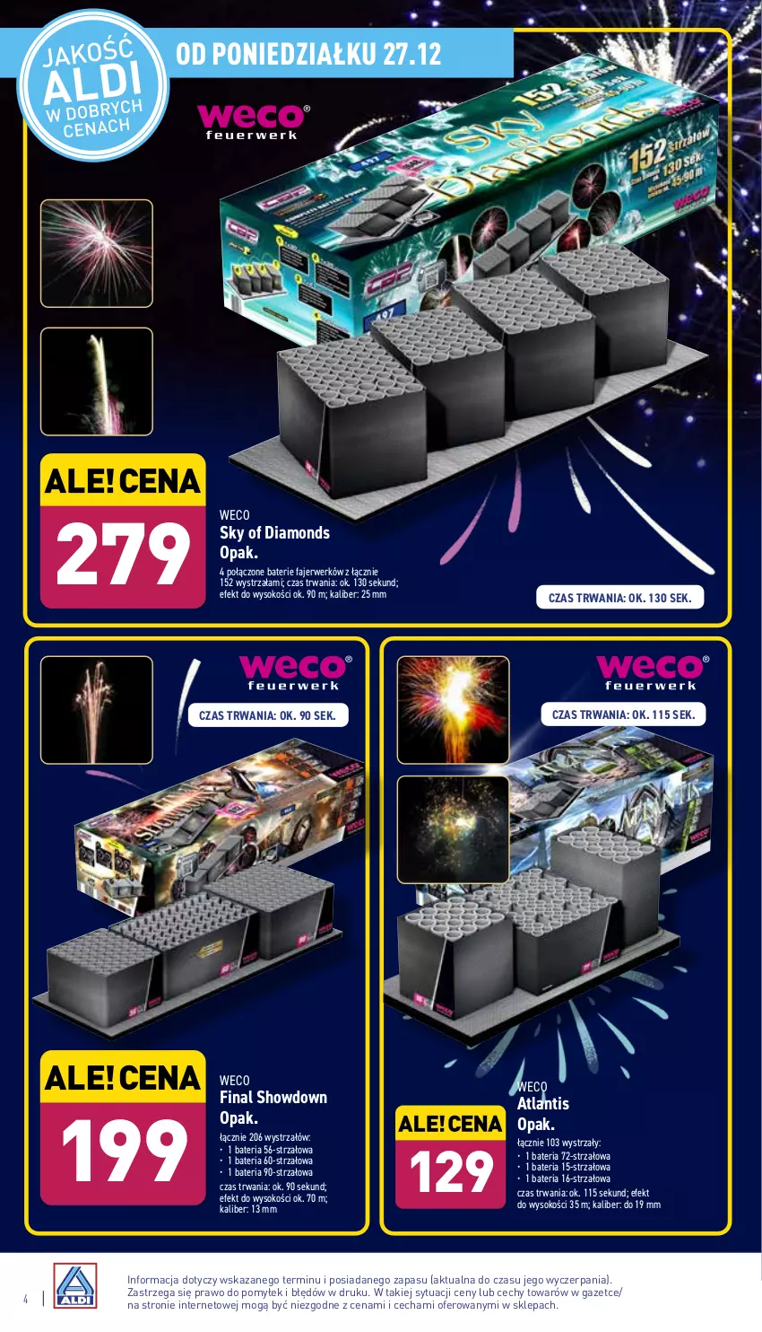 Gazetka promocyjna Aldi - Katalog Moda i Dom - ważna 27.12 do 31.12.2021 - strona 4 - produkty: 5 Sekund, Bateria, Fa, Sok, Strzałów