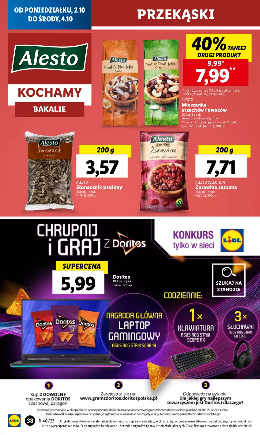 Gazetka promocyjna Lidl - GAZETKA - ważna 02.10 do 04.10.2023 - strona 46 - produkty: Koc, Słonecznik prażony