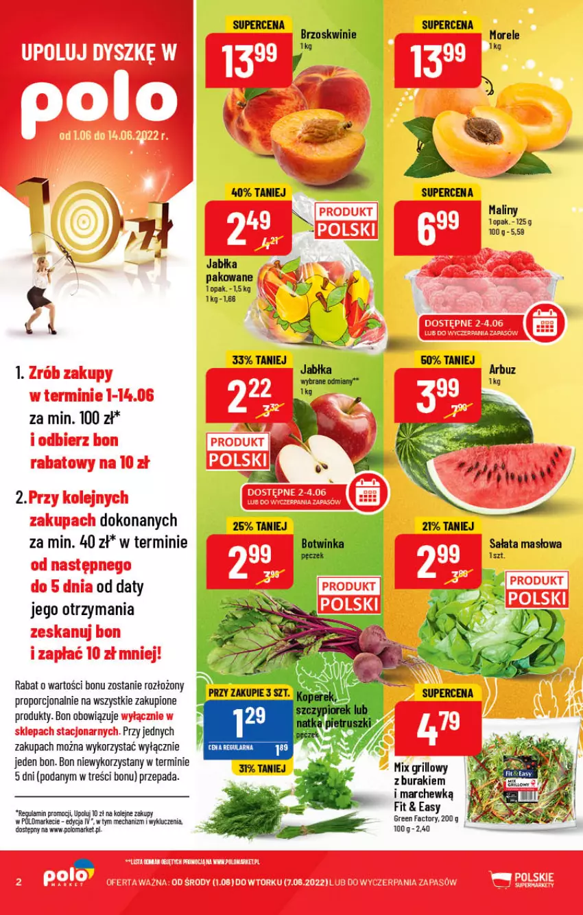 Gazetka promocyjna PoloMarket - Gazetka pomocyjna - ważna 01.06 do 07.06.2022 - strona 2 - produkty: Buraki, Fa, Olej, Por