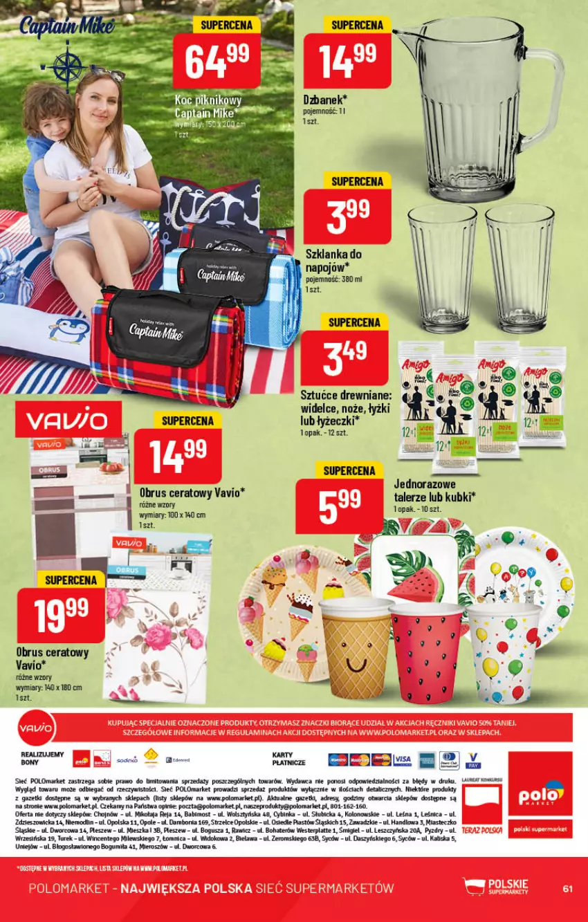 Gazetka promocyjna PoloMarket - Gazetka pomocyjna - ważna 01.06 do 07.06.2022 - strona 61 - produkty: BIC, Dada, Dres, Gin, Inka, JBL, Obrus, Piast