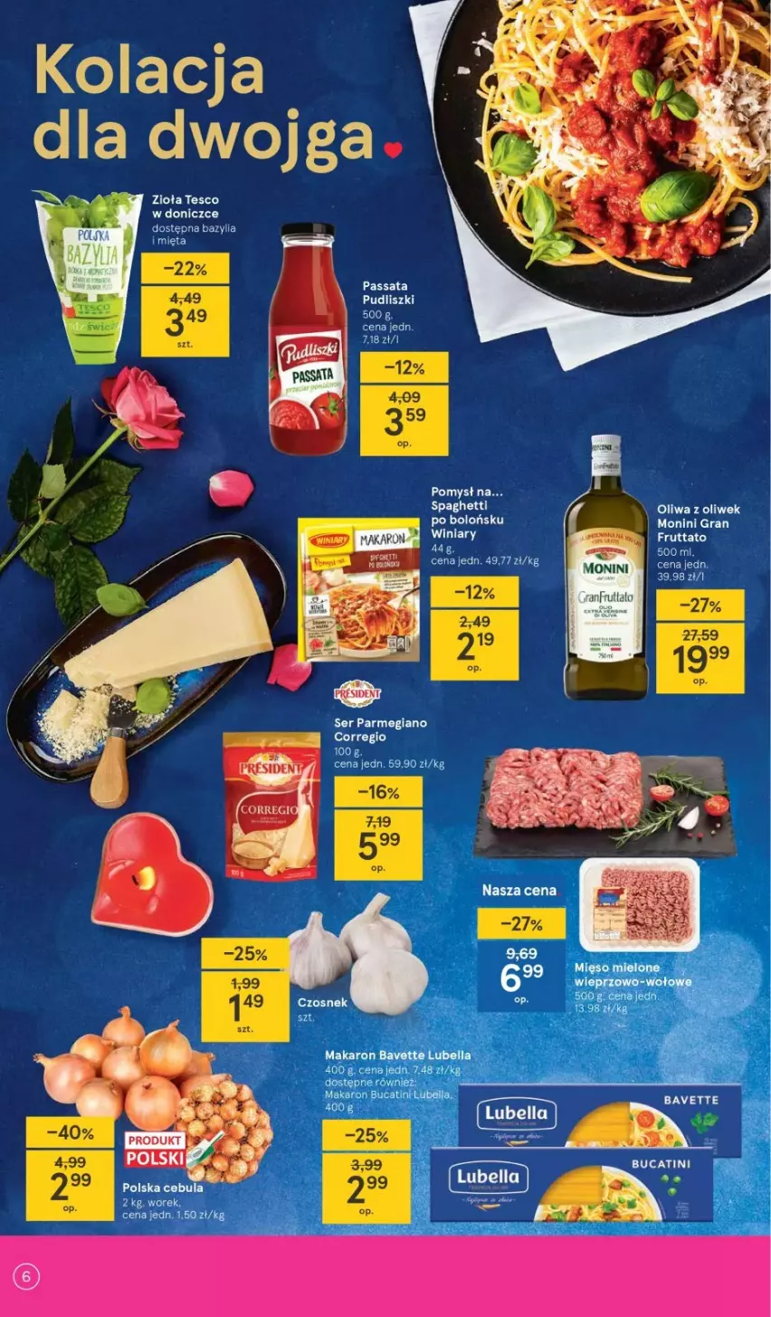 Gazetka promocyjna Tesco - Tesco gazetka - przyszły tydzień - ważna 04.03 do 10.03.2021 - strona 6 - produkty: Monini, Pudliszki, Spaghetti