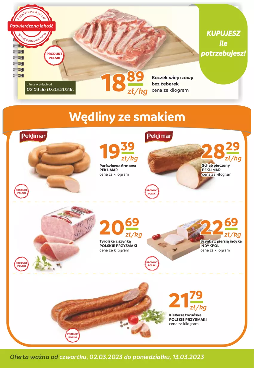 Gazetka promocyjna Gama - Gazetka Gama - ważna 13.03.2023 do 02.03.2024 - strona 2 - produkty: Boczek, Boczek wieprzowy, Gra, Kiełbasa, Piec, Przysmaki, Schab pieczony, Szynka