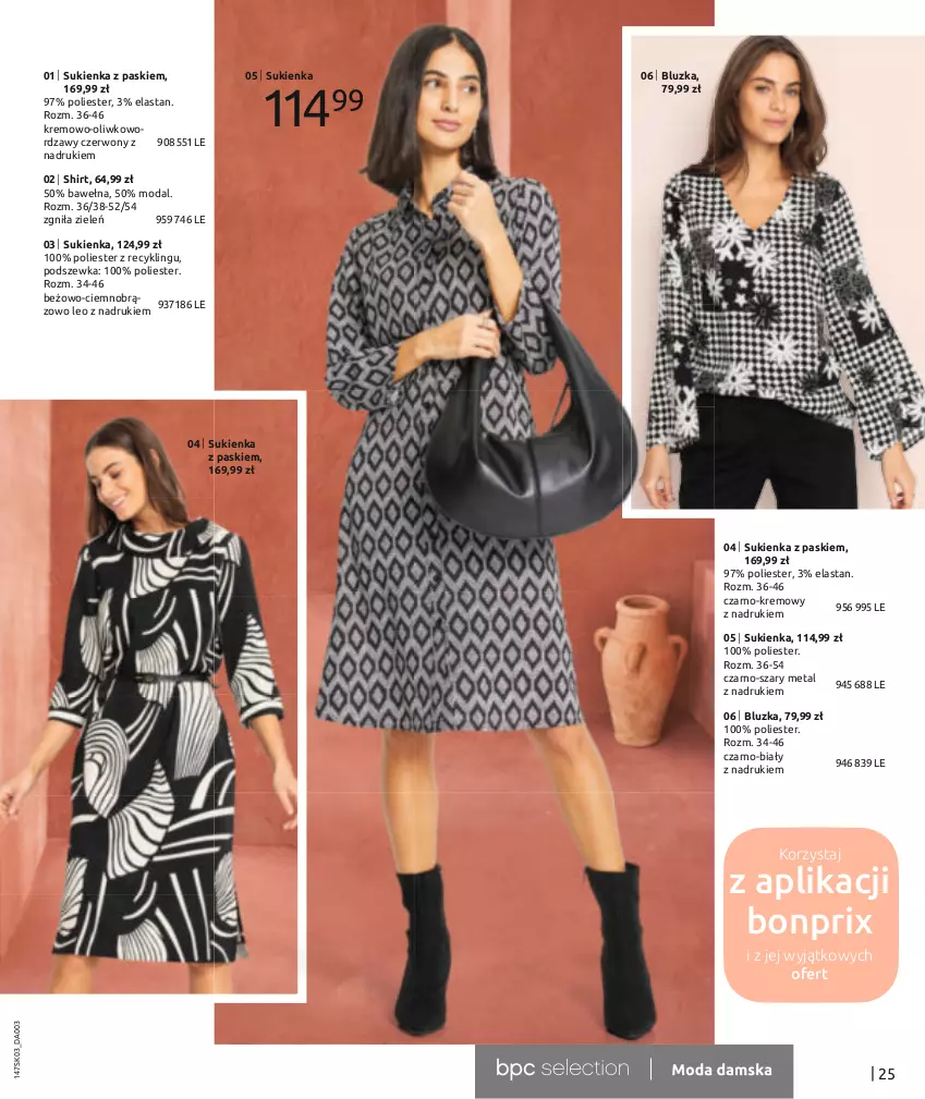 Gazetka promocyjna Bonprix - PASTELOWY LOOK - ważna 06.03 do 06.09.2023 - strona 27 - produkty: Moda, Sukienka, Wełna