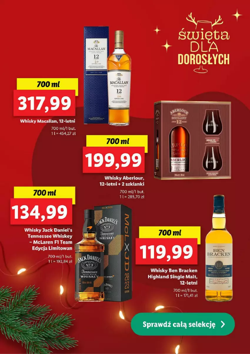 Gazetka promocyjna Lidl - ważna 01.12 do 24.12.2023 - strona 2 - produkty: Fa, Jack Daniel's, Lanki, Pizza, Whiskey, Whisky