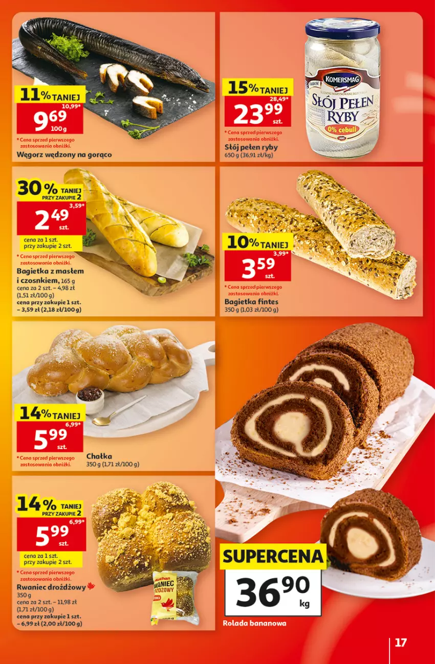Gazetka promocyjna Auchan - Gazetka 30 Lat Hipermarket Auchan - ważna 17.09 do 23.09.2026 - strona 17 - produkty: Bagietka