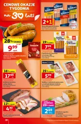 Gazetka promocyjna Auchan - Gazetka 30 Lat Hipermarket Auchan - Gazetka - ważna od 23.09 do 23.09.2026 - strona 18 - produkty: Polędwica, Krakus, Ser, Gra, Parówki, Boczek, Frankfurterki, Kiełbasa