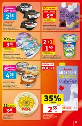Gazetka promocyjna Auchan - Gazetka 30 Lat Hipermarket Auchan - Gazetka - ważna od 23.09 do 23.09.2026 - strona 21 - produkty: Jogurt naturalny, Twaróg, Zott, Jogurt, Mlekovita, Margaryna, Delma, Słynne, Napój, Mleko