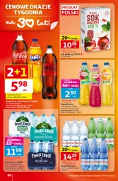 Gazetka promocyjna Auchan - Gazetka 30 Lat Hipermarket Auchan - Gazetka - ważna od 23.09 do 23.09.2026 - strona 26 - produkty: Sok, Mus, Sok jabłkowy, Szyna, Woda, Napój, Hortex