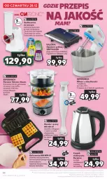 Gazetka promocyjna Kaufland - Gazetka tygodnia - Gazetka - ważna od 02.01 do 02.01.2024 - strona 40 - produkty: Mikser z misą, Top, Ser, Noż, Gra, Blender ręczny, Blender, Czajnik elektryczny, Czajnik, Gofrownica, Mikser, Szatkownica, Grill