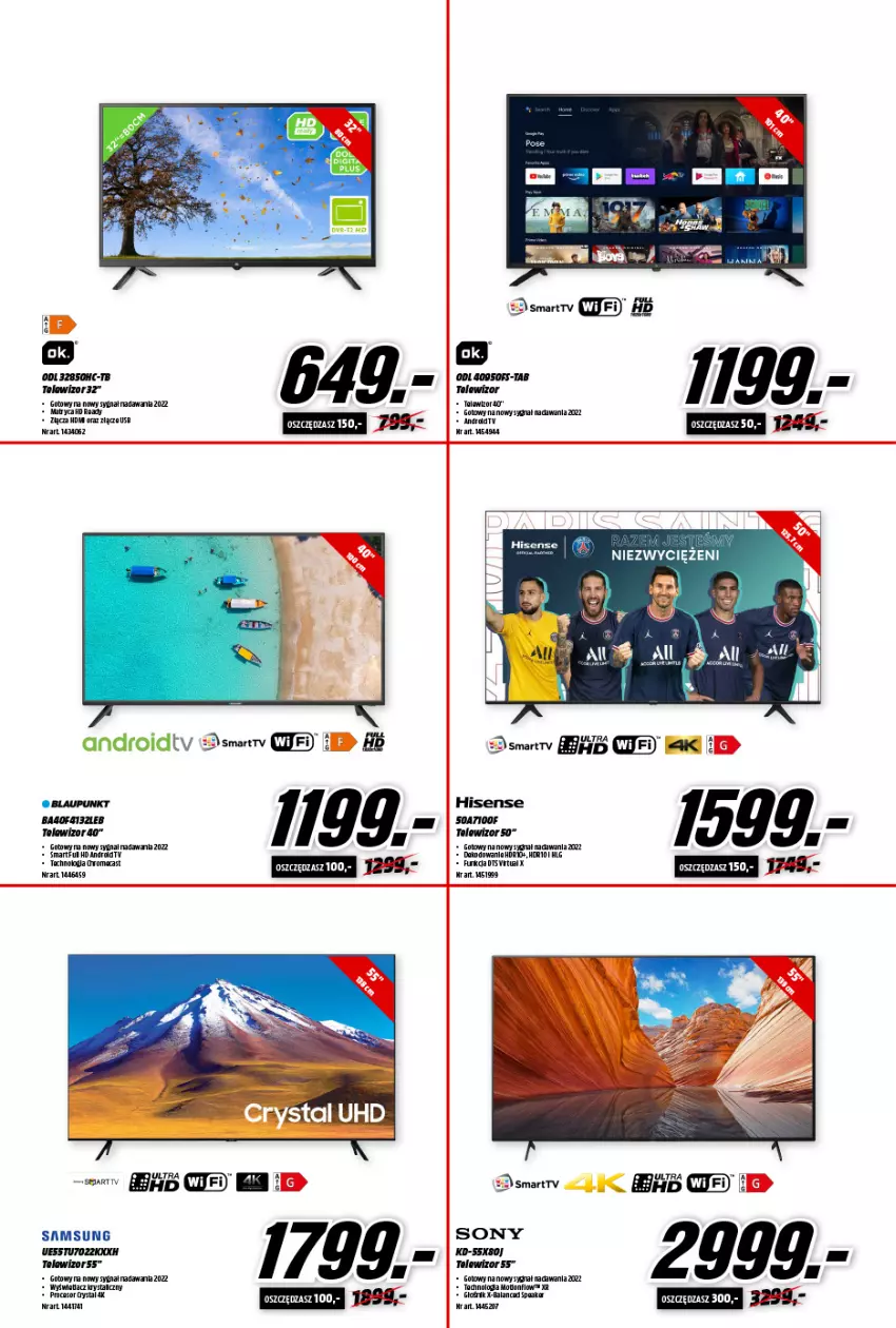 Gazetka promocyjna Media Markt - Gazetka Media Markt - ważna 24.06 do 02.07.2022 - strona 6 - produkty: Głośnik, Gra, KOBO, LG, Samsung, Sony, Telewizor