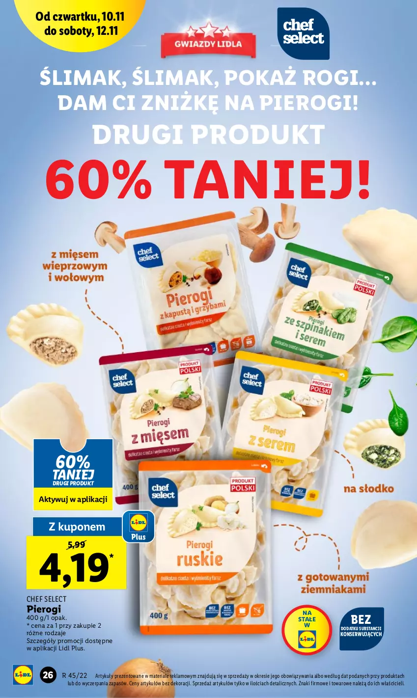 Gazetka promocyjna Lidl - GAZETKA - ważna 10.11 do 12.11.2022 - strona 28 - produkty: Pierogi, Ser