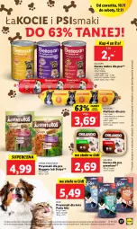 Gazetka promocyjna Lidl - GAZETKA - Gazetka - ważna od 12.11 do 12.11.2022 - strona 41 - produkty: Pur, Koc, Bell, Purina, Przysmaki, Felix, Kiełbasa, Adventuros