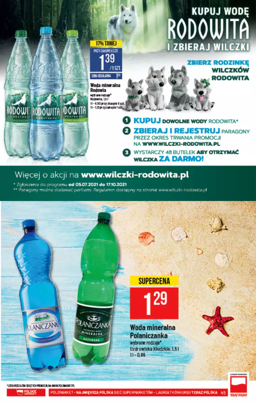 Gazetka promocyjna PoloMarket - Gazetka pomocyjna - ważna 25.08 do 31.08.2021 - strona 45 - produkty: Fa, LG, Woda, Woda mineralna