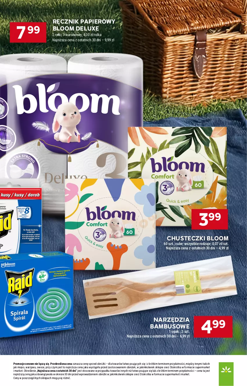Gazetka promocyjna Stokrotka - Supermarket - ważna 13.08 do 20.08.2025 - strona 35 - produkty: Chusteczki, Mięso, Owoce, Papier, Ręcznik, Rolki, Warzywa