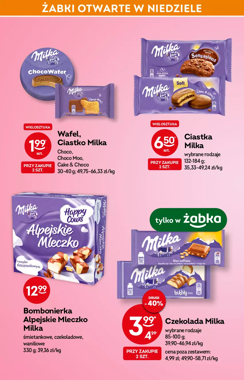 Gazetka promocyjna Żabka - ważna 23.02 do 01.03.2022 - strona 36 - produkty: Ciastka, Czekolada, Milka, Mleczko