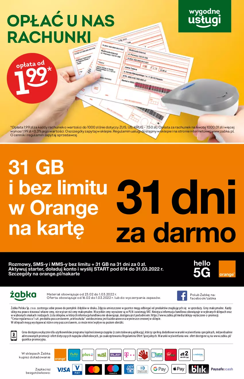 Gazetka promocyjna Żabka - ważna 23.02 do 01.03.2022 - strona 48 - produkty: Dres, Fa, Gra