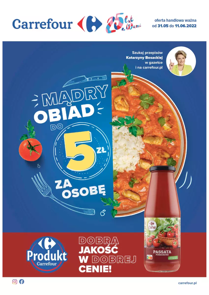 Gazetka promocyjna Carrefour - Gazetka Produkty Carrefour w mądrej cenie - ważna 31.05 do 11.06.2022 - strona 1