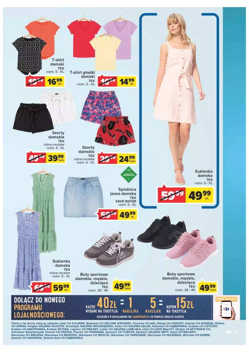 Gazetka promocyjna Carrefour - Gazetka Produkty Carrefour w mądrej cenie - ważna 31.05 do 11.06.2022 - strona 21 - produkty: Buty, Dzieci, Gry, Klej, Por, Spódnica, Sport, Sukienka, Szorty, T-shirt