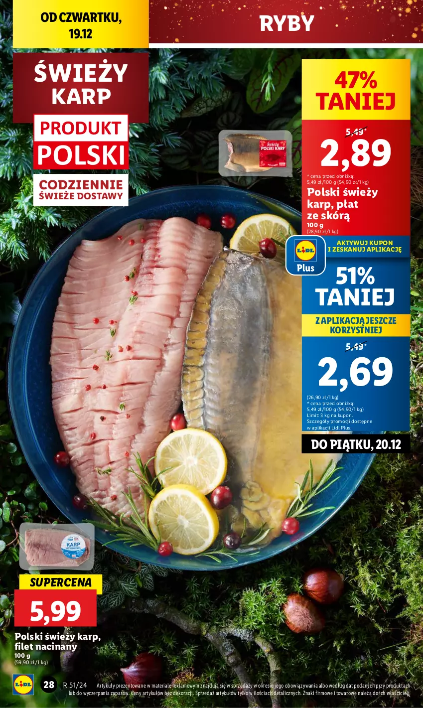 Gazetka promocyjna Lidl - GAZETKA - ważna 19.12 do 22.12.2024 - strona 32 - produkty: Karp