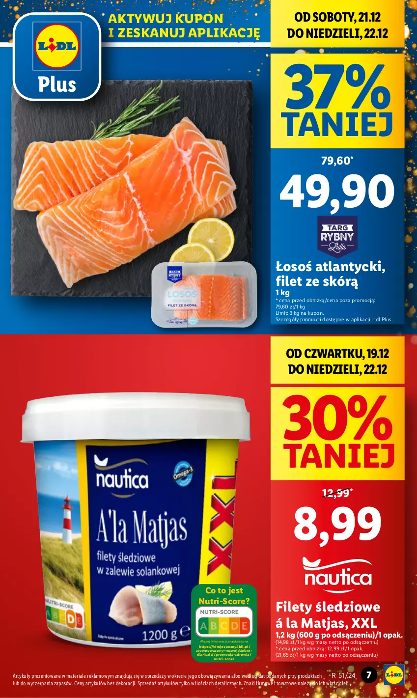 Gazetka promocyjna Lidl - GAZETKA - ważna 19.12 do 22.12.2024 - strona 7 - produkty: Matjas, Wazon