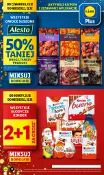 Gazetka promocyjna Lidl - GAZETKA - Gazetka - ważna od 22.12 do 22.12.2024 - strona 12 - produkty: Owoce, Owoce suszone, Kinder