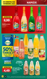 Gazetka promocyjna Lidl - GAZETKA - Gazetka - ważna od 22.12 do 22.12.2024 - strona 50 - produkty: Sok, Mus, Kiwi, Napoje, Arbuz, Napój, Nektar, Imbir, Napój musujący