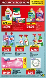 Gazetka promocyjna Lidl - GAZETKA - Gazetka - ważna od 22.12 do 22.12.2024 - strona 63 - produkty: Ser, Ajax, Spray do czyszczenia, Papier, Persil, Serwetki, Papier toaletowy, Silan, Płyn do płukania, Płyn do mycia, Flora, Kapsułki do prania