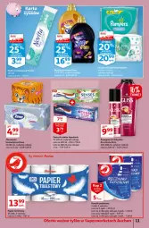 Gazetka promocyjna Auchan - Kawa i czekolada aromatycznie i słodko Supermarkety - Gazetka - ważna od 31.10 do 31.10.2021 - strona 11 - produkty: Papier, Aquafresh, Senses, Papier toaletowy, Ręcznik, Rolki, Chusteczki, Szampon, Odżywka